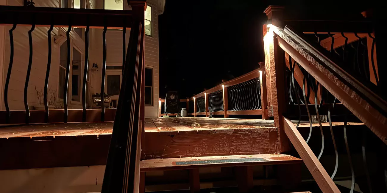 pathway lighting installation